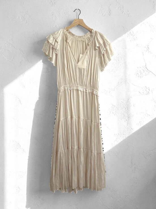Ulla Johnson Dresses & Skirts - Ulla Johnson Blaire Midi Dress, Blanc , Cream,  Size 8,  NWT